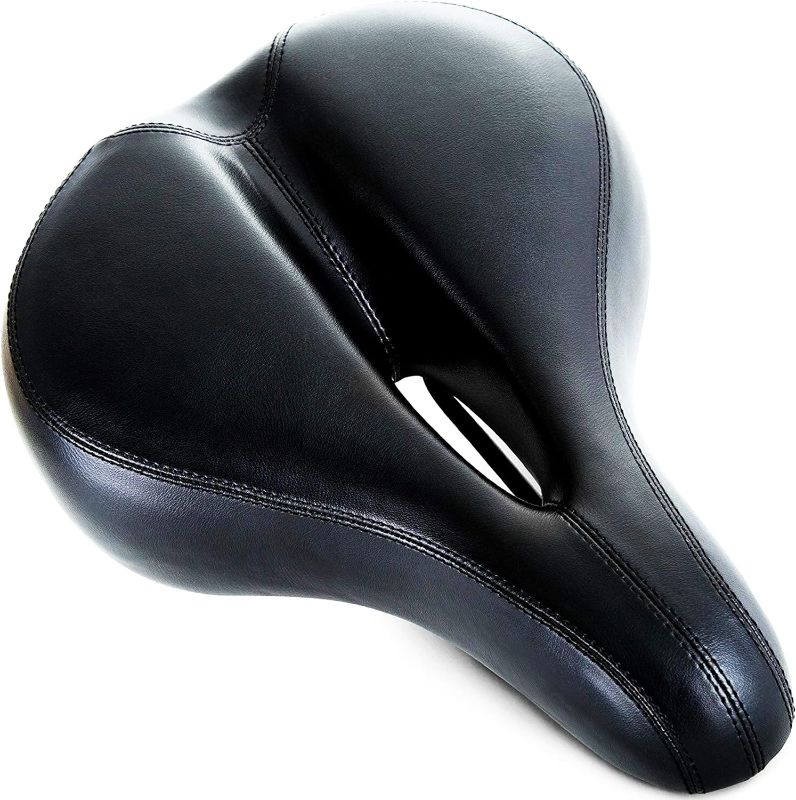 Photo 1 of Bikeroo Large Bike Seat Cushion WideGel SoftPad Most Comfortable Exercise Bicycle Saddle