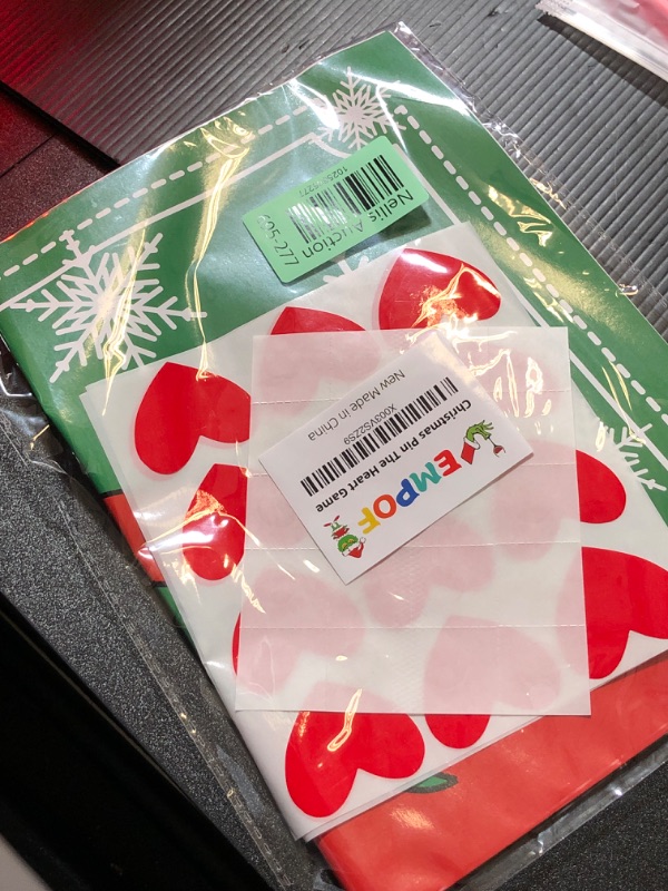 Photo 1 of Christmas Games - Pin The Heart Christmas Crafts Games for Kids Families Party, Indoor Christmas Decorations Home Decor, Christmas Kids Activities Party Favors Gifts Ornaments