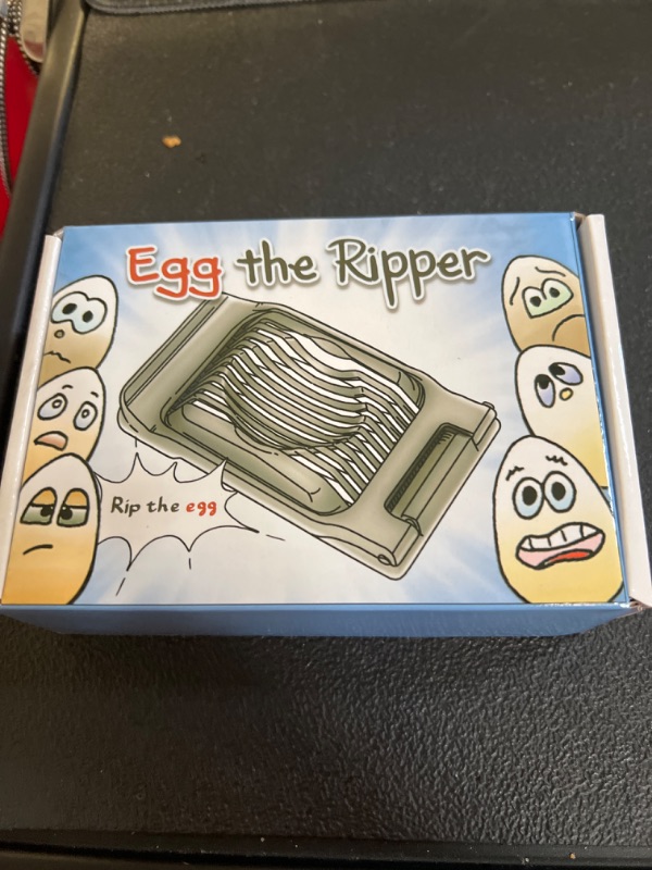 Photo 2 of Egg the Ripper egg slicer for hard boiled eggs time saving egg cutter/chopper for perfect slices Bonus free e-book with egg recipes Kitchen Gadget