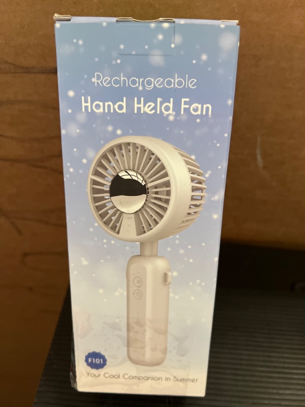 Photo 2 of 
Mini Handheld Fan,New Semiconductor Refrigeration Hand Fan for Fast Cooling ,USB Rechargeable Fan Personal, Battery Operated 3 Speed Small Fan,Mini Size perfect for Kids,Home,Outdoor,Office,Travel