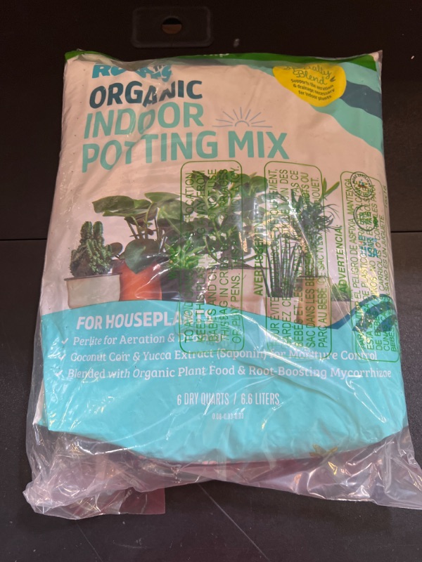 Photo 2 of Back to the Roots 6qt Organic Indoor Potting Mix For Houseplants Specialty Mix