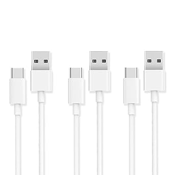 Photo 1 of 3-Pack 6ft USB A to USB C Charger Cable Cord for iPad Pro 12.9 for Samsung Galaxy S20/S10/S9/S8 Plus USB to USB C Cable, Note 20/10/9/8 Type C Charger, Moto G7/G8 Google Pixel 5/4/3 Long Type C Cord