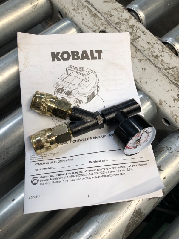 Photo 4 of (READ FULL POST) Kobalt 6-Gallons Portable 150 Psi Pancake Air Compressor kobalt # #1101137