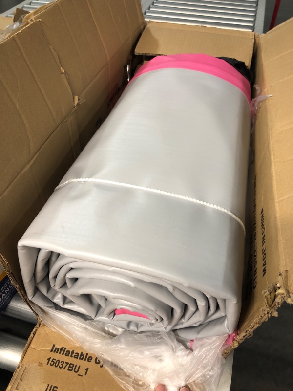 Photo 2 of (READ FULL POST) Gymnastics Mat Tumble Track 10ft/13ft/16ft/20ft, Tumbling Mats Kids Air Mat 4/8 inch Thick with Electric Air Pump for Home Use Cheerleading Gym Outdoor Training Pink-1pcs 16FTx3.3FTx4IN