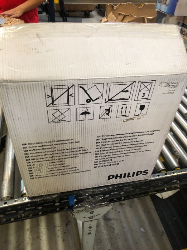 Photo 1 of PHILIPS Series 4400 Fully Automatic LatteGo Espresso Machine, SilentBrew Technology, Quick Start. Aromatic Coffee from Freshly Ground Beans, 12 Hot and Iced Drinks, Black Chrome (EP4444/90) New 4400 Series