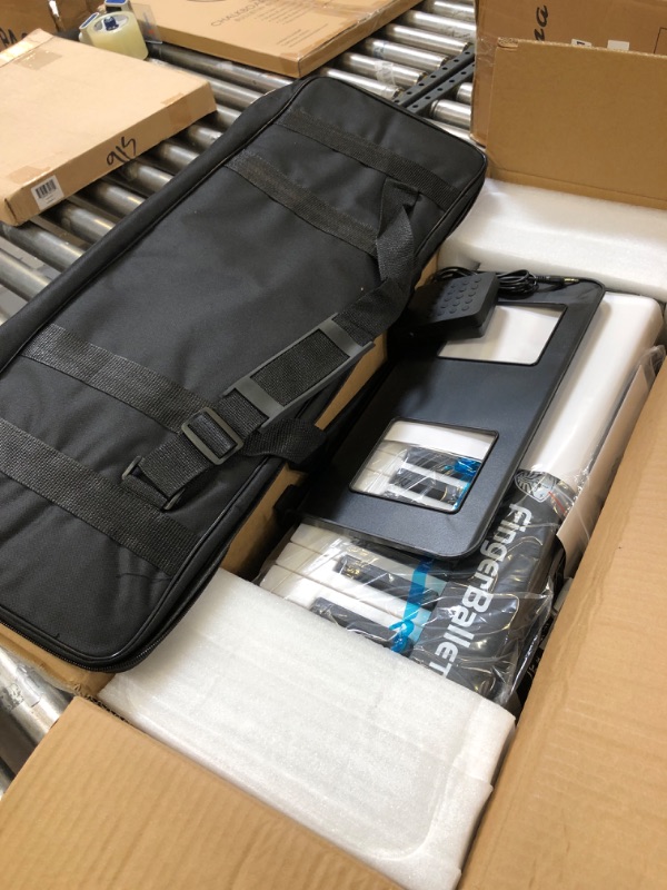 Photo 1 of Portable Piano Keyboard, Semi-Weighted Folding Digital Piano 88 Light Up Key, Full Size, Wood Grain, Electric Piano Keyboard w/MIDI Bluetooth, Suitable for Adult, Toddler, Kids 88 Key Black Lighted