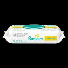 Photo 1 of  Pampers Sensitive Baby Wipes-Fragrance Free, Pop-Top, 84 Ct each 2 pack