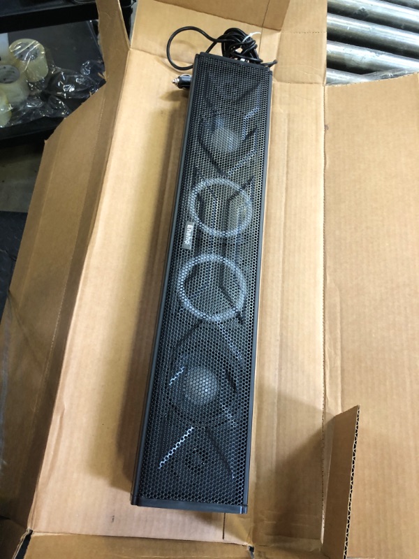 Photo 2 of 25 Inch UTV Sound Bar, ATV SoundBar Bluetooth with RGB Lighting, Amplified Powersports SXS Sound Bar, Waterproof Golf Cart Sound Bar, UTV Speakers Compatible with Polaris RZR Can-Am
