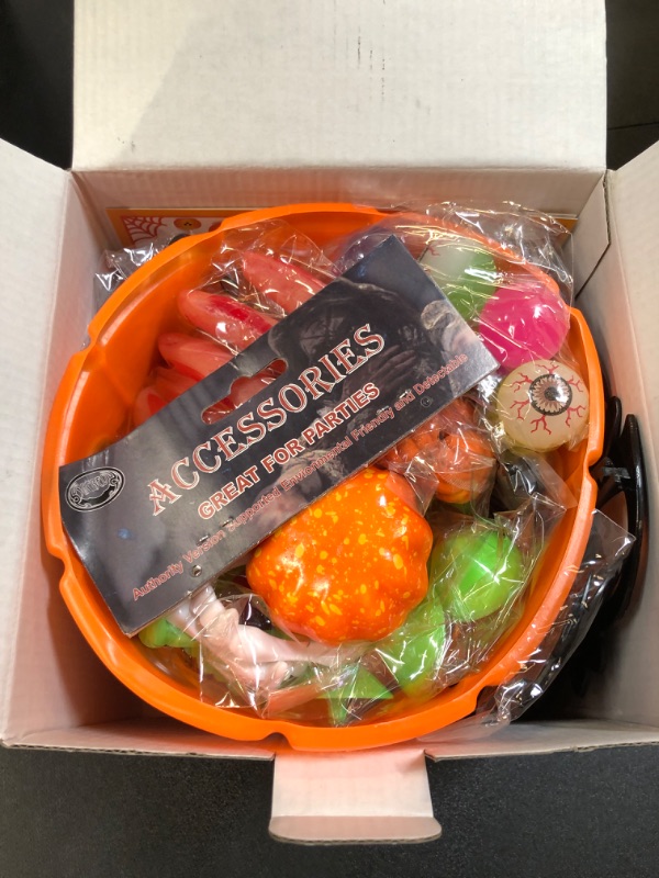 Photo 1 of Halloween Party Favors - Perfect Assortment of Halloween Toys for Kids, Great Goodie Bag Fillers, School Classroom Rewards, Halloween Prizes to the Trick-or-Treaters(28 types of the toy, 135 Pcs)