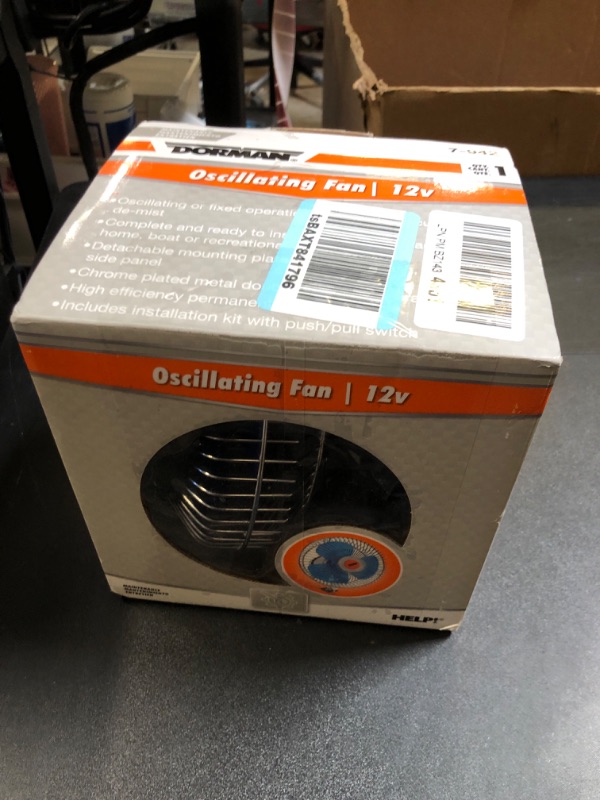 Photo 3 of Dorman 7-941 RV/Truck 2 Speed Fan, Silver