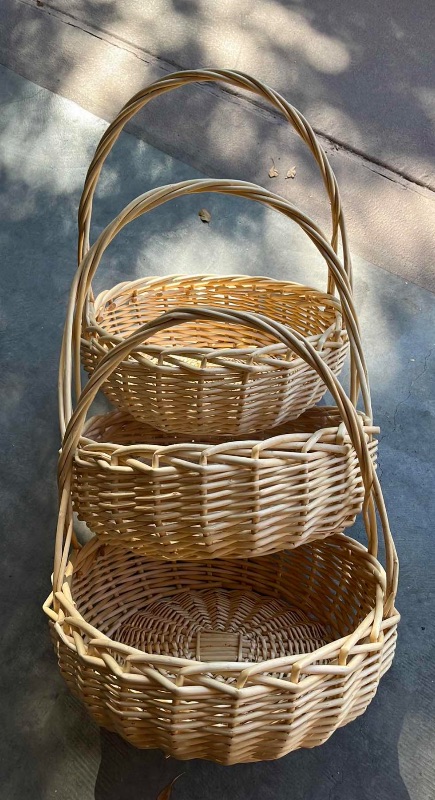 Photo 1 of WICKER BASKETS (3) 15” X 16”