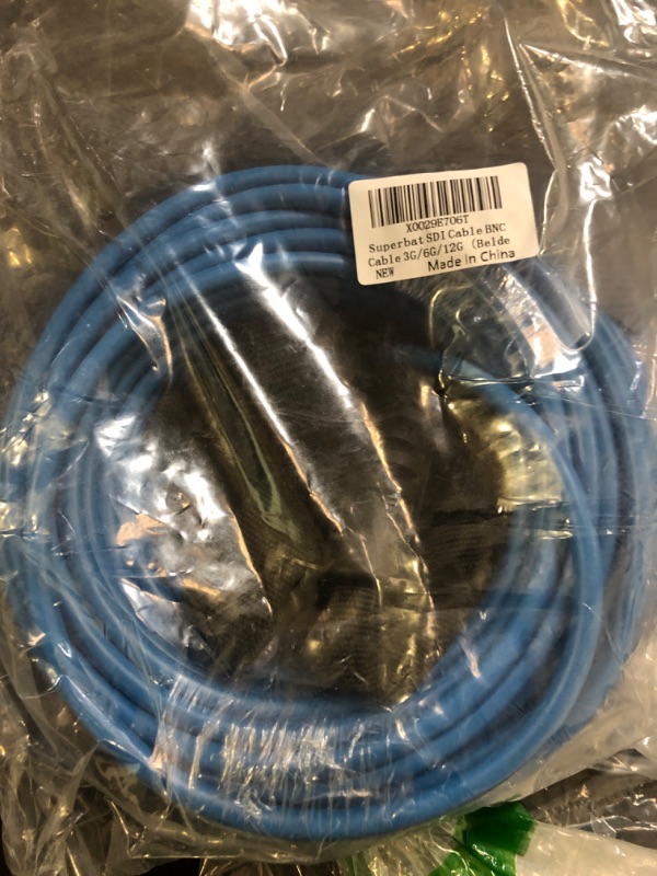 Photo 2 of Superbat SDI Cable BNC Cable 3G/6G/12G (Belden 1694A)?10FT/15FT/30FT/50FT/100FT/200FT,Supports HD-SDI/3G-SDI/4K/8K?SDI Video Cable Precision Video Cable(1Pcs)