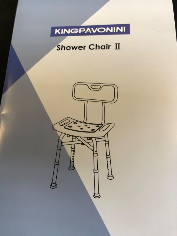Photo 1 of Shower seat Stools Bath Stool Shower Stool Bath Chair Seat Adjustable Height with Backrest Nonslip Lightweight Aluminum