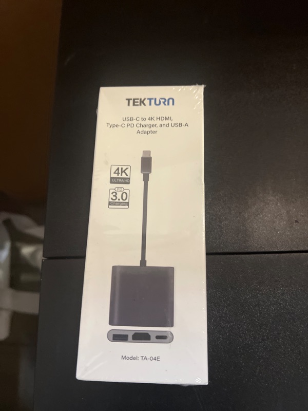 Photo 2 of USB-C to 4K HDMI, Type-C PD Charger, and USB-A by TEKTURN - Compatible with Nintendo Switch, iPhone 15 Pro, MacBook, iPad, Surface and All Major Brands of Laptops, Tablets, and Phones