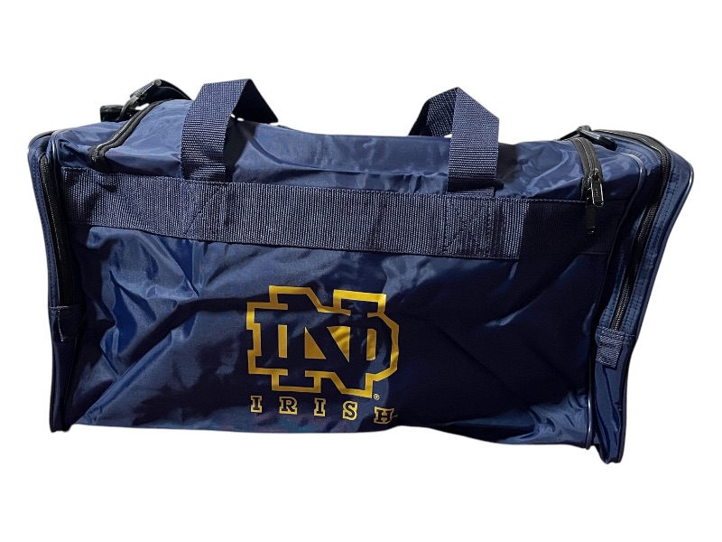 Photo 1 of ADIDAS NAVY BLUE NOTRE DAME FIGHTING IRISH COLLEGE CARRY-ON SANTIAGO DUFFEL BAG