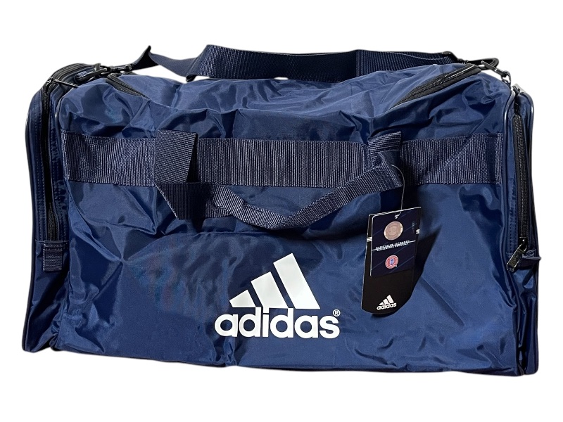Photo 1 of ADIDAS NAVY BLUE NOTRE DAME FIGHTING IRISH COLLEGE CARRY-ON SANTIAGO DUFFEL BAG