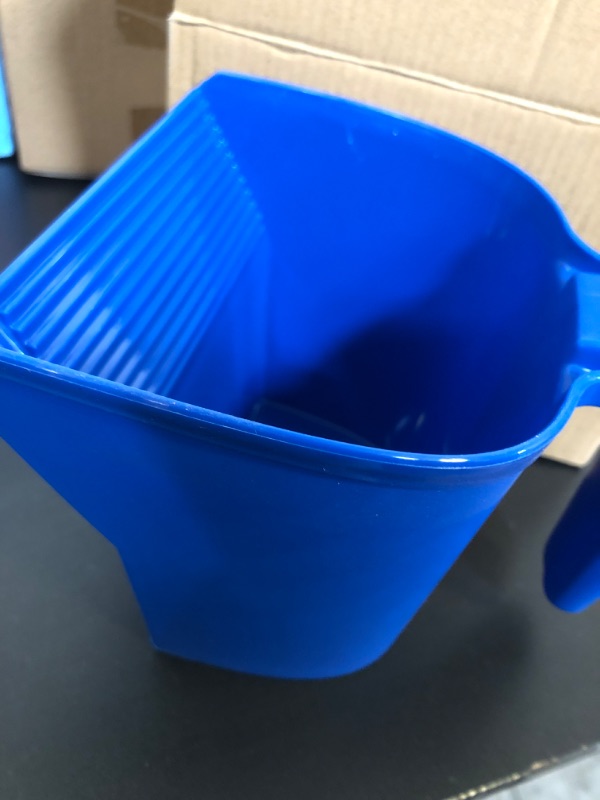 Photo 1 of ALLWAY PC1 EZ Paint Cup with Pouring Spout, Magnetic Handle, 24 oz BLUE