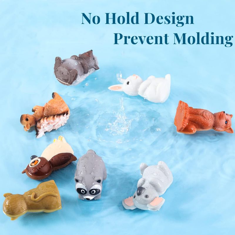 Photo 1 of XY-WQ Mold Free Bath Toys No Hole, for Infants 6-12& Toddlers 1-3, No Hole No Mold Bathtub Toys (Koala, 8 Pcs with Mesh Bag)