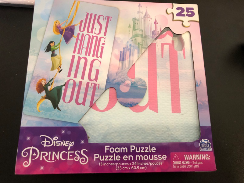 Photo 2 of 
Classic Disney Princess Floor Puzzle for Toddlers - Princess 25 Piece Foam Puzzle Bundle with Princess Stickers and More for Boys and Girls (Disney Princess...