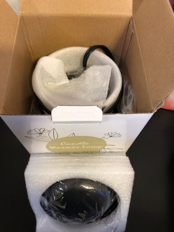 Photo 1 of Electric Wax Melt Warmer,Wax Warmer for Scented Wax Melts,Candle Wax Burner Fragrance Warmer and Vintage Light Bulbs,Fragrance Candle Warmer for Rustic Home Décor, Office, Birthday Gifts