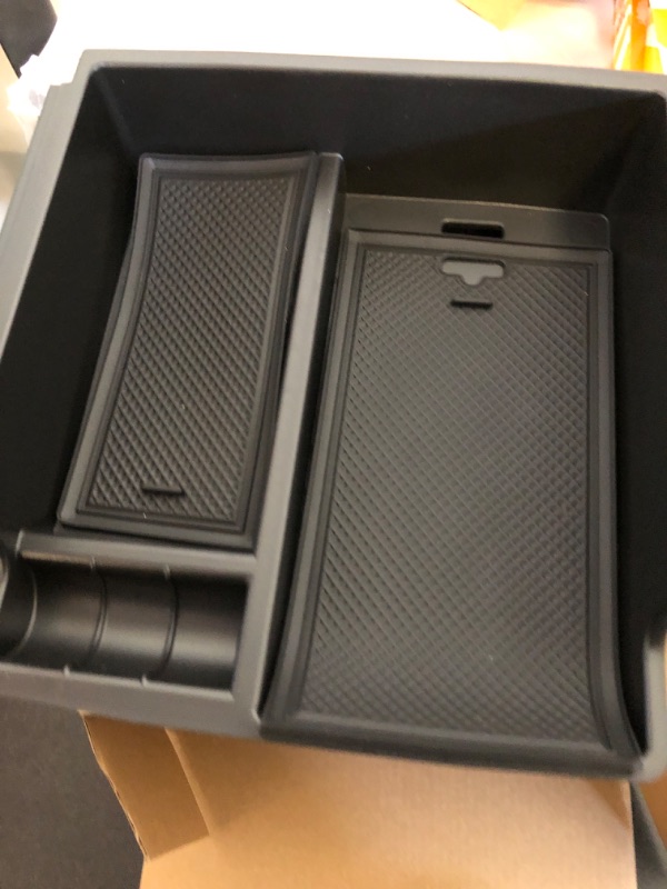 Photo 2 of Center Console Organizer Tray Bronco Armrest Storage Box Insert Storage Compatible with 6th Gen Ford Bronco 2021 2022 2023 2024 2/4-Door