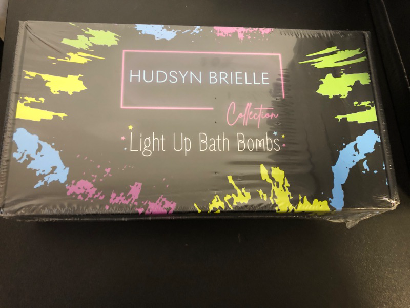 Photo 2 of 
Hudsyn Brielle Collection Light Up Bath Bomb Set for Kids I 8 PCS Bubble Bath Fizzies I Colorful Bath Bombs with Surprise Light Toy Inside I Handmade,...