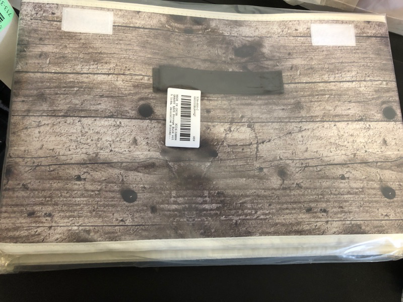 Photo 1 of GRANNY SAYS Storage Bins with Lids, Rustic Storage Boxes, Clothes Storage Bins, Storage Baskets for Shelves, Closet Storage Bins for Clothing, Foldable Storage and Organizer, 2-Pack Gray Wood Print