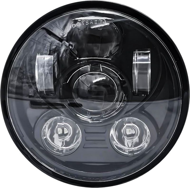 Photo 1 of 5-3/4'' 5.75 inch Motorcycle LED Headlight with High Low Beam White Light 5.75 inch Round Light