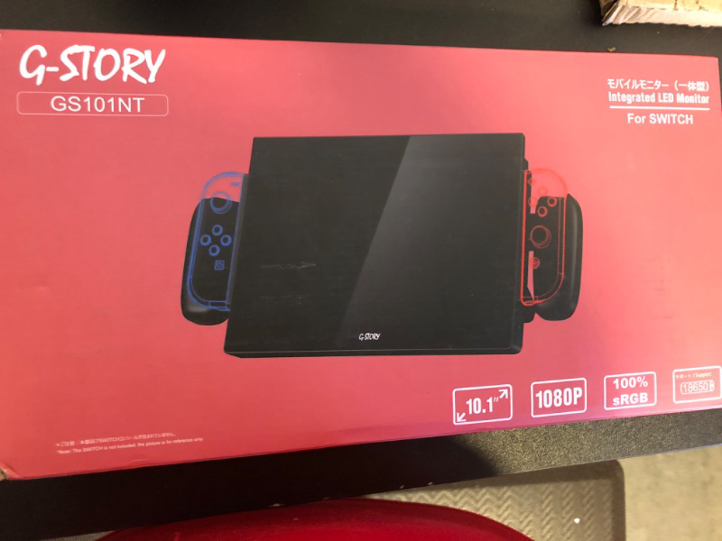 Photo 2 of G-STORY 10.1‘’ Portable Monitor for Switch, 1080P Portable Gaming Monitor IPS Screen with USB Type-C and Randomly Bag, Game Mode, Travel Monitor fo Switch?not Included?