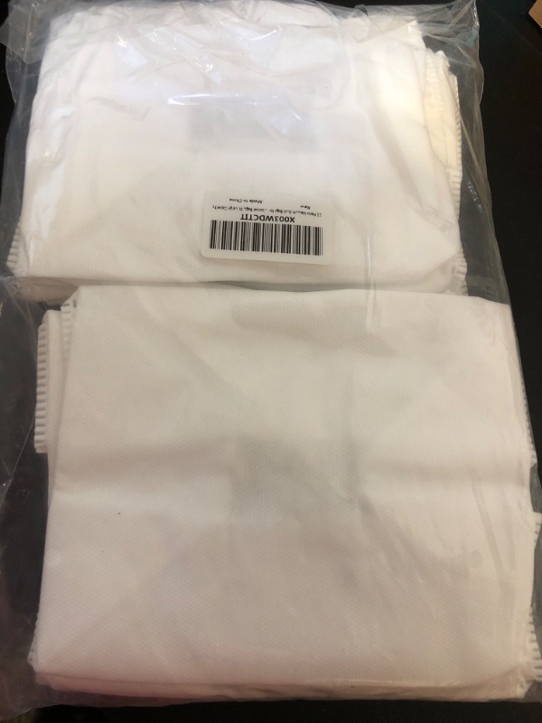 Photo 2 of 12 Packs Vacuum Dust Bags for Roborock S8+ / S8 Pro Ultra / S7 MaxV Ultra / S7 Pro Ultra / Q7+ / Q7 Max+ / Q5+ Clean Base Automatic Dirt Disposal Bags, 3L Large Capacity