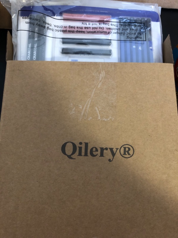 Photo 2 of Qilery 2 Sets Art Sketching and Drawing Set Include 2 Pcs 6 x 9 Inch Sketch Book 100 Sheets Each 2 Sets Sketch and Drawing Art Pencil Kit Drawing Kit Art Supplies for Adults Teens Beginners Kids
Brand: Qilery