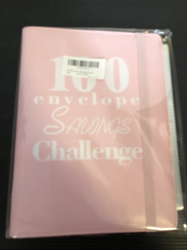 Photo 2 of 100 Envelopes Challenge Binder, Money Saving Challenge Budget Book Binder with Cash Envelopes - Fun Way to Save $5,050 - Pink1025714565
