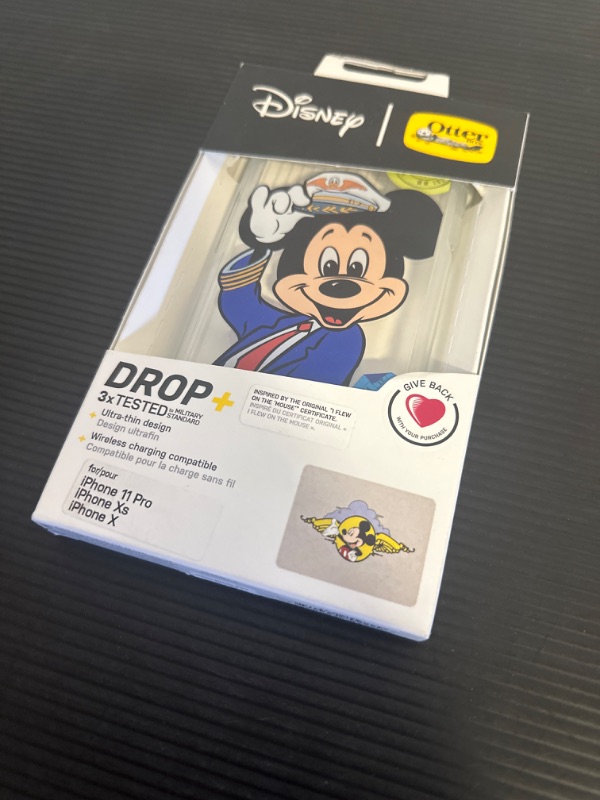 Photo 2 of OtterBox Disney Mickey Mouse One : Walt’s Plane - Pilot Mickey Mouse OtterBox Symmetry Series for iPhone X/XS/11 Pro iPhone 11 Pro