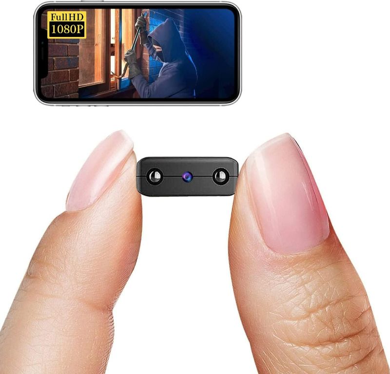 Photo 1 of Smallest Spy Hidden Camera,1080P Wireless WiFi Portable Remote Camera,Nanny Cam,Baby Monitor with Night Vision,Motion Detection,Cloud Storage,Remote Viewing...
