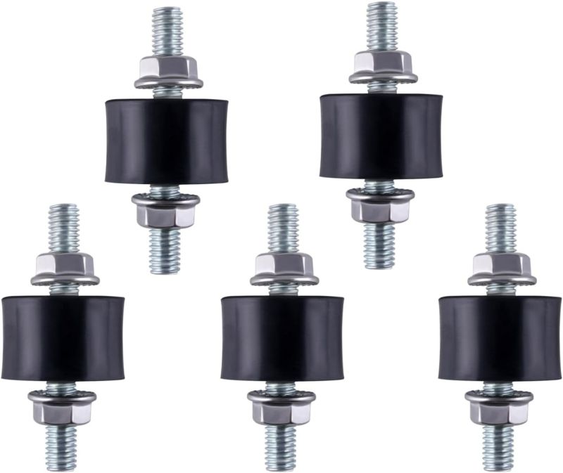 Photo 1 of CNCYEAH Rubber Mounts Shock Absorbers M8 5 Pack,VV40*30 M8*23 Rubber Studs Shock Absorber Anti-vibration Isolator Mounts,Rubber Cylindrical Vibration Isolation Mount
