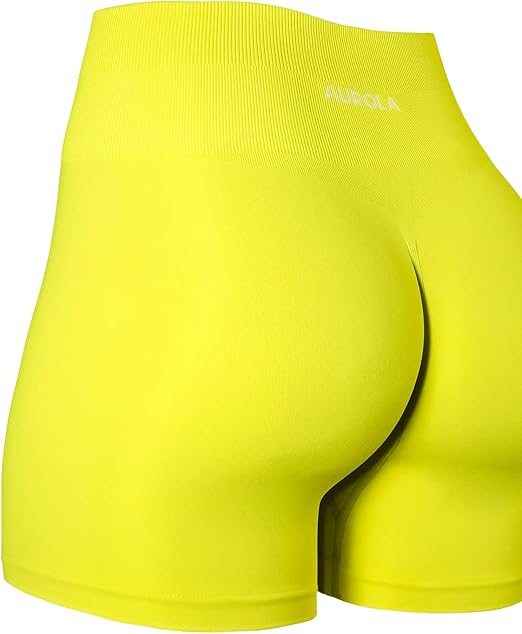 Photo 1 of Womens Small AUROLA Dream Workout Shorts for Women Seamless Soft Smooth Gym Yoga Scrunch Active Shorts
