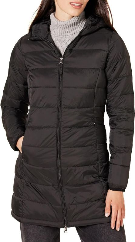 Photo 1 of Womens XL Amazon Essentials Women's Lightweight Water-Resistant Hooded Puffer Coat (Available in Plus Size)
