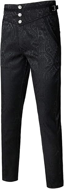 Photo 1 of Mens XXL VATPAVE Mens Gothic Pants Cosplay Costume Trousers Steampunk Victorian Pants
