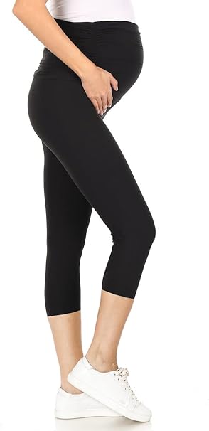 Photo 1 of Womens Medium Leggings Depot Women's Maternity Leggings Over The Belly Pregnancy Casual Yoga Tights
