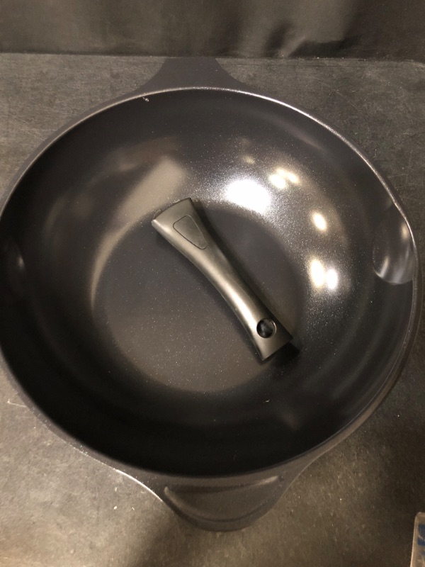 Photo 2 of Aluminum Nonstick 12 inch Wok - Induction Compatible - Lightweight
