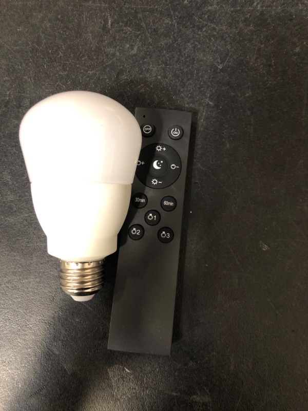 Photo 3 of LED Intelligent Remote Control Bulb, Timed Off 12WE27 Two-Color Stepless Dimming Bulb
