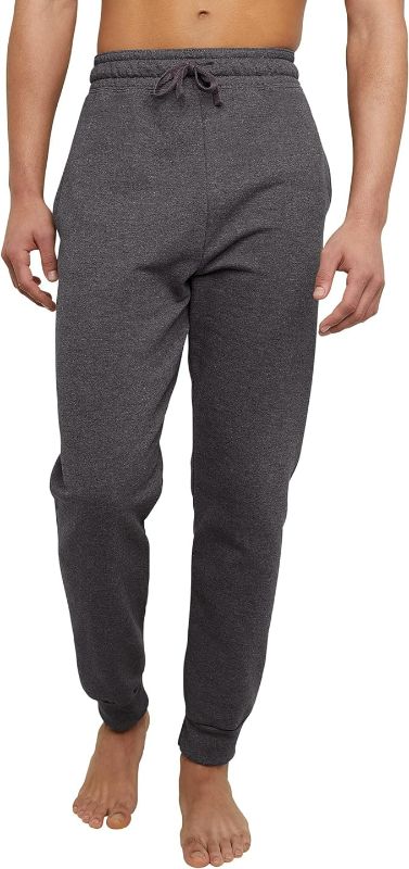 Photo 1 of Large mens Ecosmart Jogger Sweatpants, Men's Midweight Fleece Lounge Pants, 30.5
