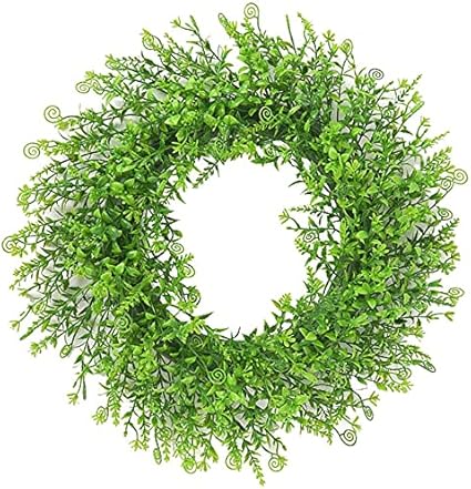 Photo 1 of Artificial Plant Flower Green Vine Leaf Garland Artificial Garland Foliage Hanging Plant Wreaths for Wedding Kitchen Home Party Wall Hanging Decor - Style C
