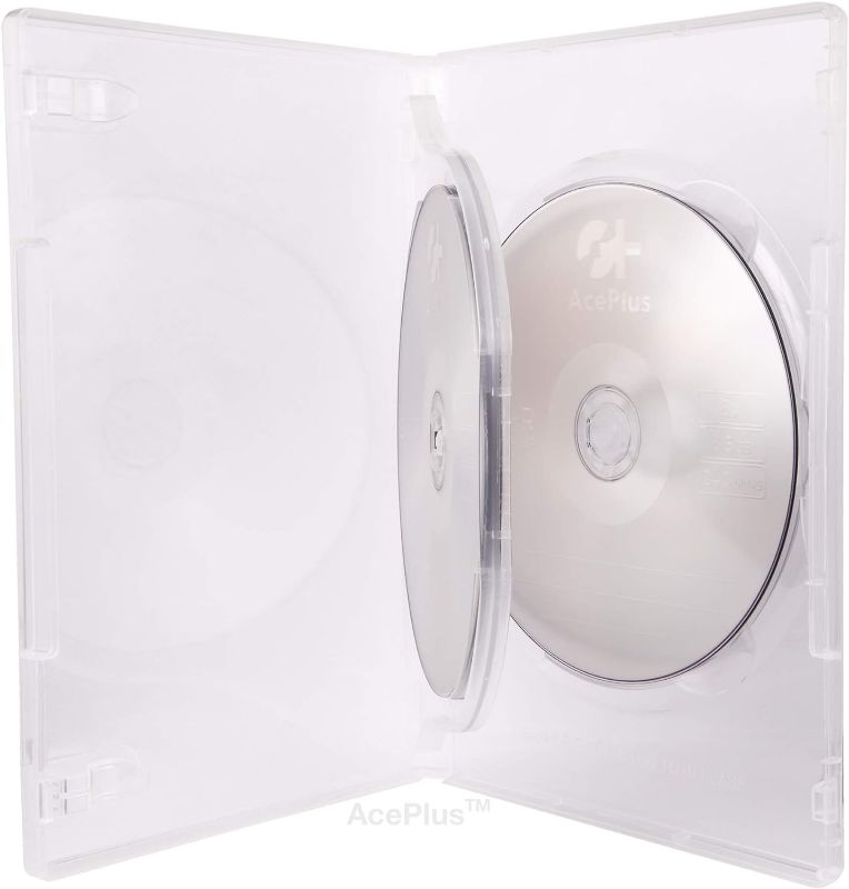 Photo 1 of Super Clear Triple 3-Discs DVD Cases in 14mm Standard Thickness with Inner Tray (10-Pack)
