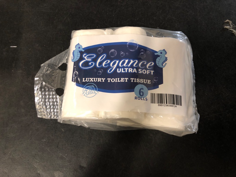 Photo 1 of Elegance Ultra Soft Luxury Toilet Tissue 6 Rolls Each