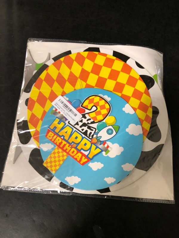 Photo 1 of 3-TIER CARTOON STORY CUPCAKE STAND CARDBOARD CAKE STAND DESSERT TOWER HOLDER FOR TOY THEME BIRTHDAY DECORATION BABY SHOWER PARTY SUPPLIES