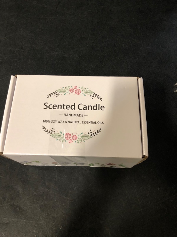 Photo 2 of 2 Pack Scented Candles, Gift for New Home Vanilla + Gardenia, Scented Jar Candle -Natural Aromatherapy Scented Candles, Long Lasting Soy Wax Candle, Festive,Stress Relief, Decor Aromatherapy Candles
