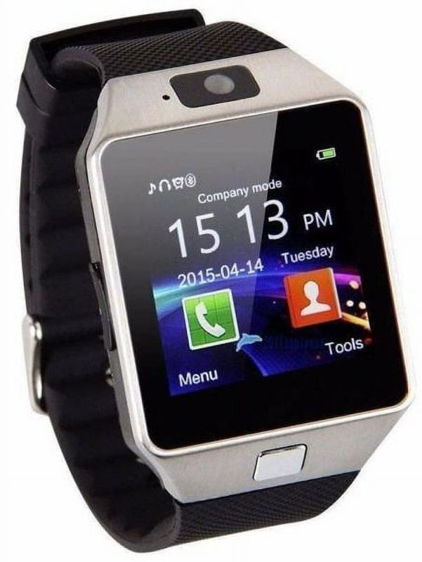 Photo 1 of DZ09 Android Smart Watch Inclusive Movement Monitor, Sleep Monitor, Anti Theft Camera with Bluetooth Support (Black)