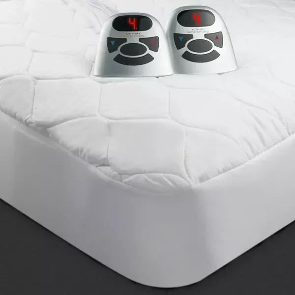 Photo 1 of FULL Quilted Electric Mattress Pad 10 Heat Setting - Biddeford Blankets - Machine Washable
