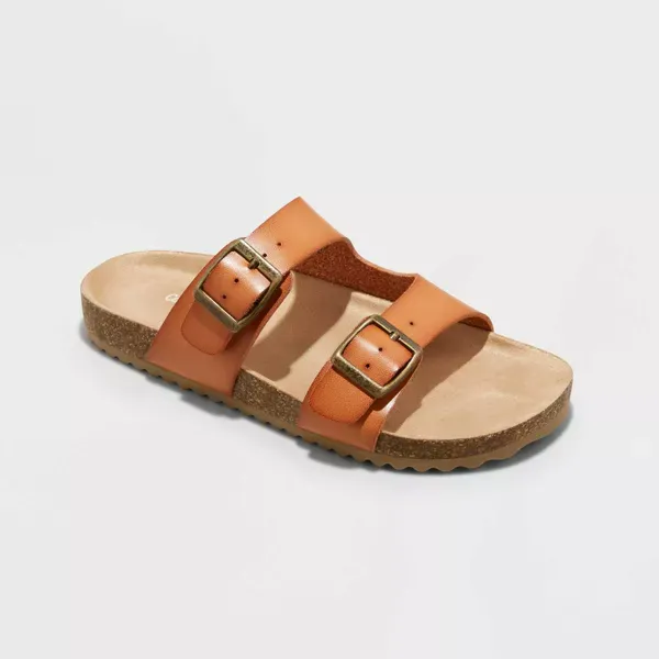 Photo 1 of Size 3 Kids' Drew Footbed Sandals - Cat & Jack™
